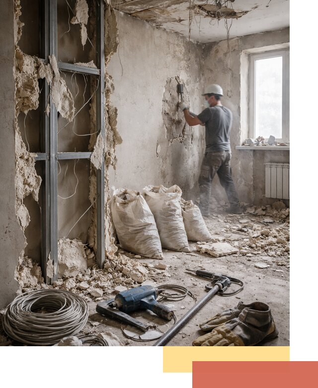 Профессиональный демонтаж зданий и конструкций в Ростове