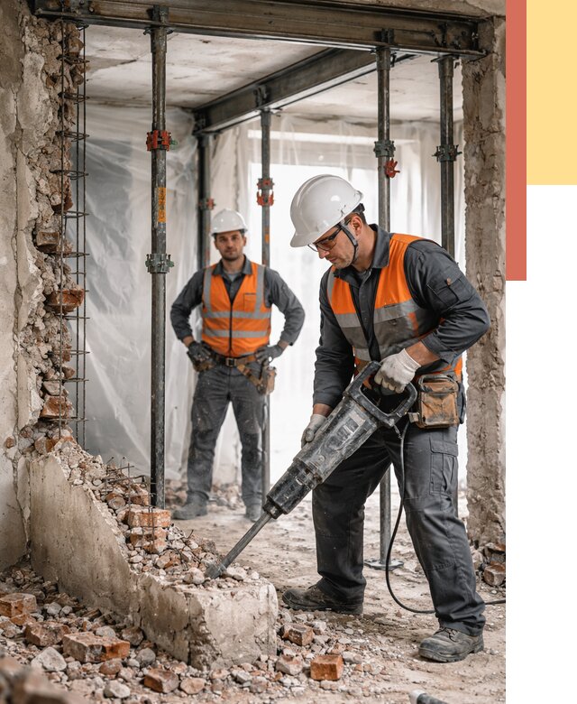 Снос несущих стен в Ростове от 10520 руб. — демонтаж несущей стены под ключ | ОТДЕЛОЧНИК-Рсв