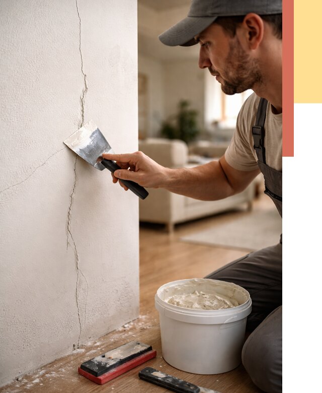 Заделка трещин и сколов в Ростове от 2514 руб. — быстро и недорого | ОТДЕЛОЧНИК-Рсв