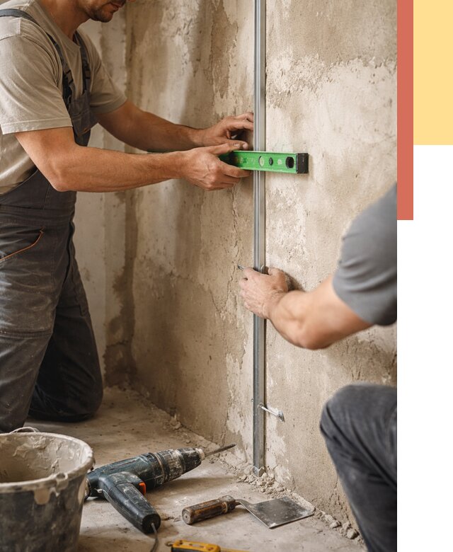 Установка штукатурных маяков в Ростове от 7184 руб. — быстро и недорого | ОТДЕЛОЧНИК-Рсв