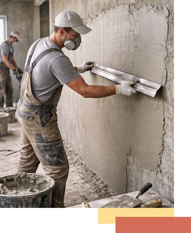 Штукатурка бетонных стен в Ростове качественно и долговечно