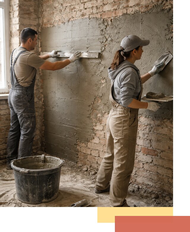 Штукатурка кирпичных стен в Ростове — качественно и надежно