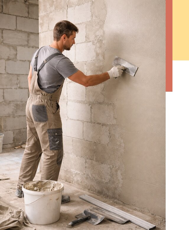 Штукатурка стен из газобетона в Ростове от 2155 руб./м2 — быстро и недорого | ОТДЕЛОЧНИК-Рсв