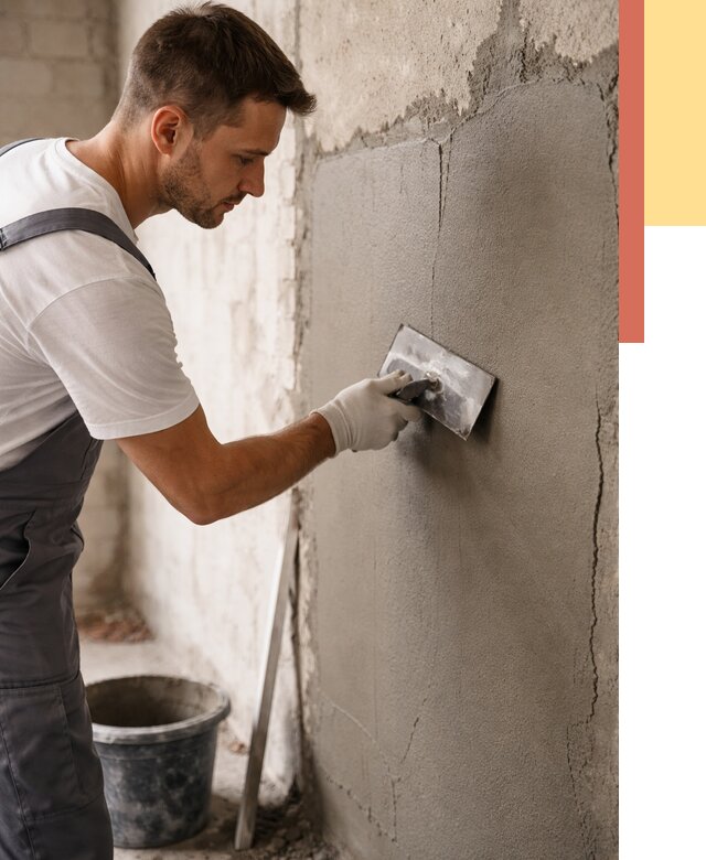 Штукатурка стен под плитку в Ростове от 4310 руб./м2 — выравнивание под плитку | ОТДЕЛОЧНИК-Рсв