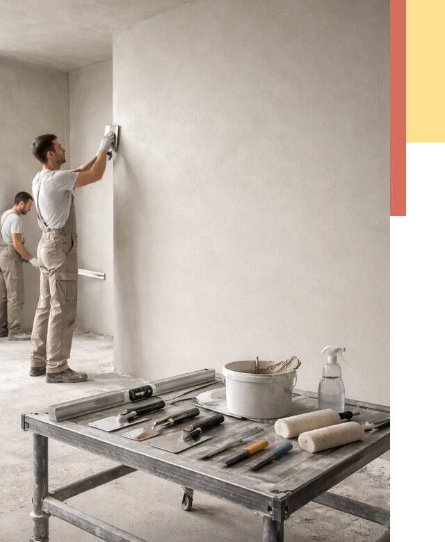 Штукатурка стен под покраску в Ростове от 4618 руб./м² — качественно и недорого | ОТДЕЛОЧНИК-Рсв