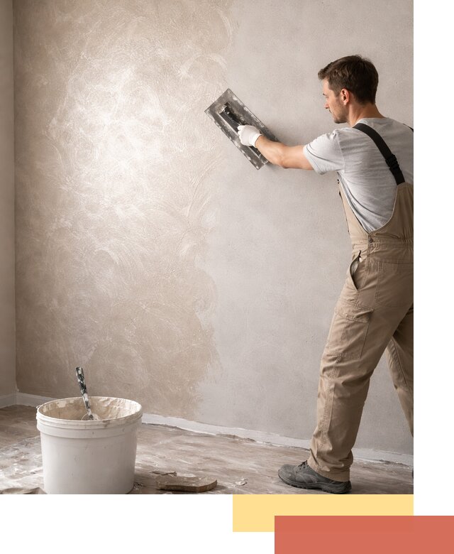 Декоративная штукатурка «Мокрый шелк» под ключ в Ростове