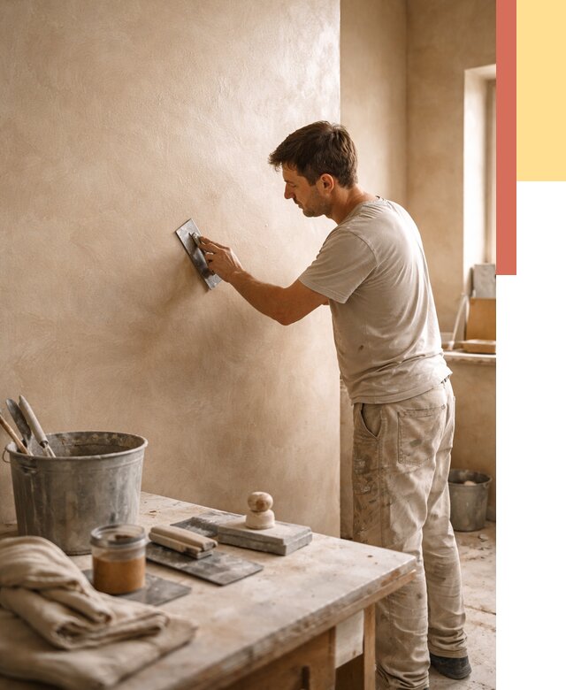 Марокканская штукатурка таделакт в Ростове под ключ от 4310 руб. | ОТДЕЛОЧНИК-Рсв