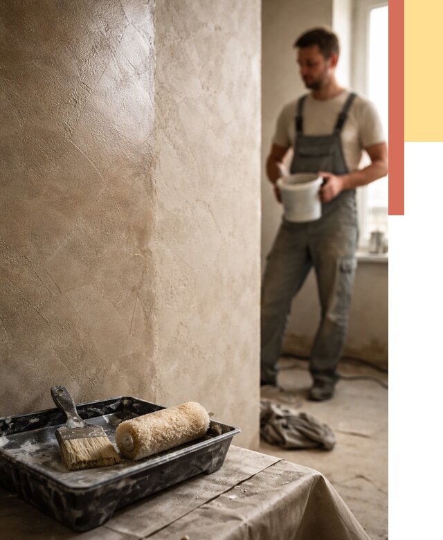 Нанесение воска на штукатурку в Ростове от 3592 руб. | Услуги ОТДЕЛОЧНИК-Рсв