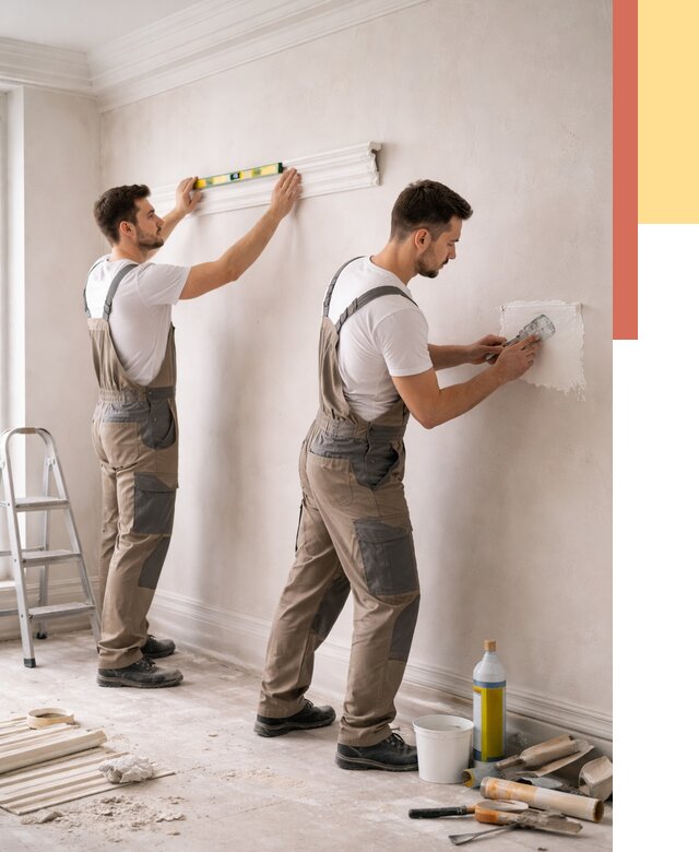 Монтаж лепнины на стены в Ростове от 4618 руб. — недорого, быстро | ОТДЕЛОЧНИК-Рсв