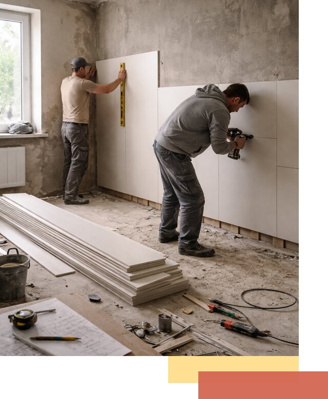 Монтаж ПВХ панелей на стены в Ростове качественно и быстро