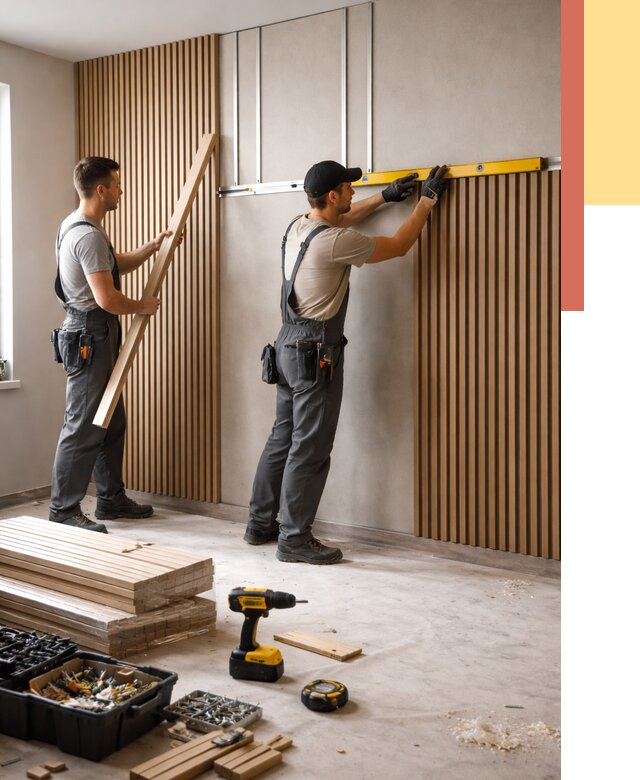 Монтаж реечных панелей на стены в Ростове от 1232 руб. — быстро и недорого | ОТДЕЛОЧНИК-Рсв