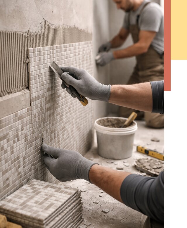 Облицовка стен мозаикой в Ростове от 3284 руб/м2 — укладка мозаики на стены | ОТДЕЛОЧНИК-Рсв