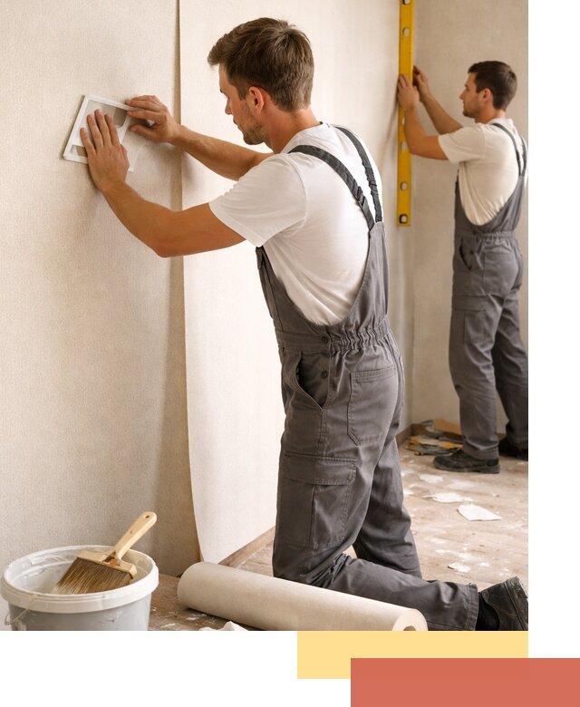 Поклейка бумажных обоев в Ростове качественно и недорого