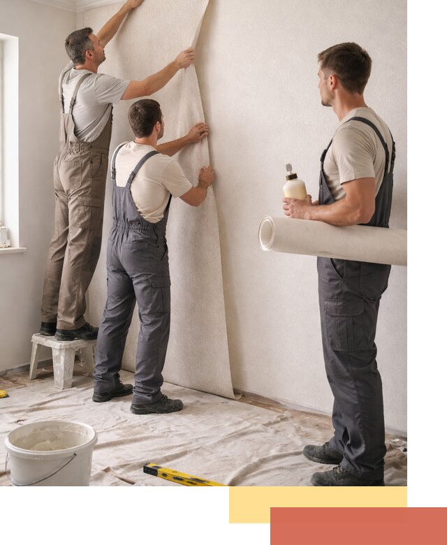 Оклейка стен обоями в Ростове — качественно и профессионально