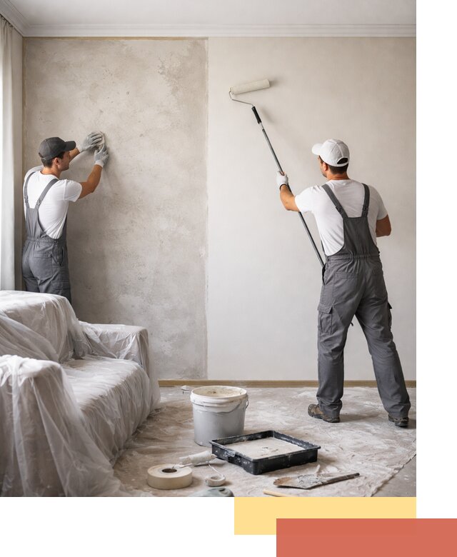 Покраска стен антивандальной краской в Ростове