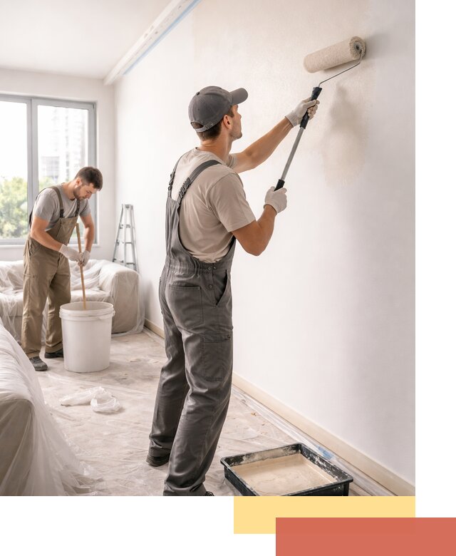 Покраска стен в офисе в Ростове — быстрый и качественный ремонт