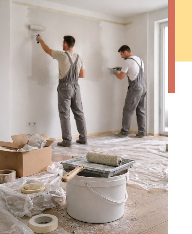 Покраска стен в квартире в Ростове от 2566 руб/м2 — быстро и недорого | ОТДЕЛОЧНИК-Рсв