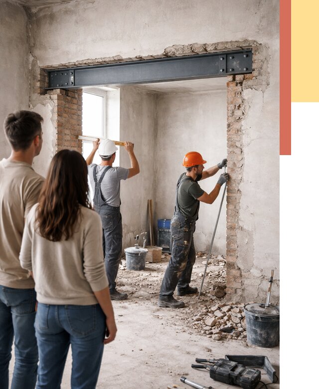 Усиление проема в стене в Ростове от 9750 руб. — усиление дверного проема металлоконструкцией | ОТДЕЛОЧНИК-Рсв