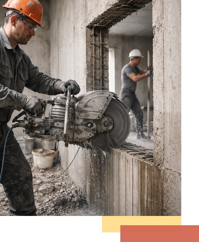 Алмазная резка проемов в Ростове быстро и точно