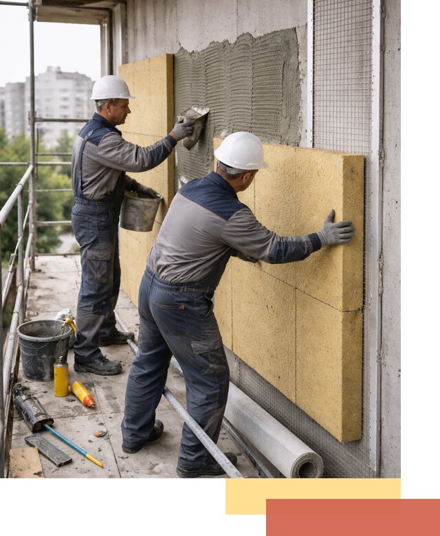 Утепление стен зданий и домов в Ростове качественно и надежно