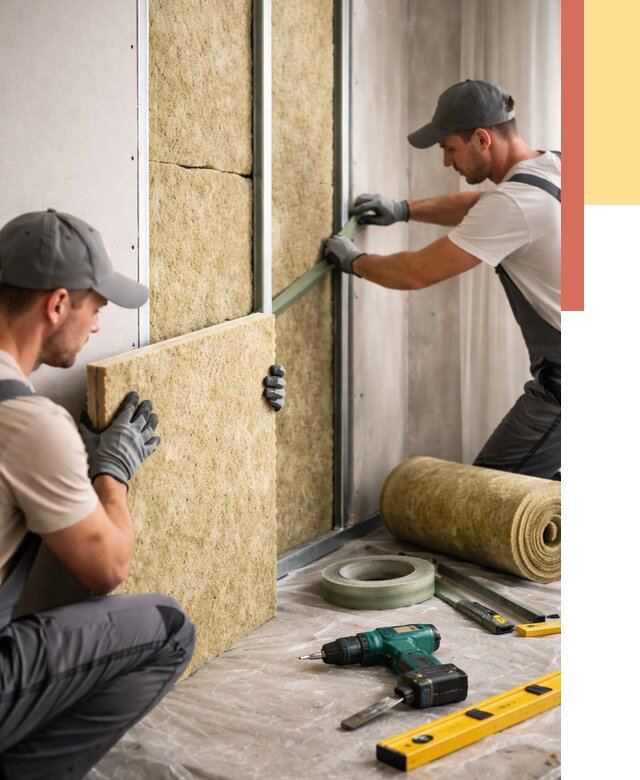 Шумоизоляция стен в Ростове под ключ от 1899 руб. | ОТДЕЛОЧНИК-Рсв