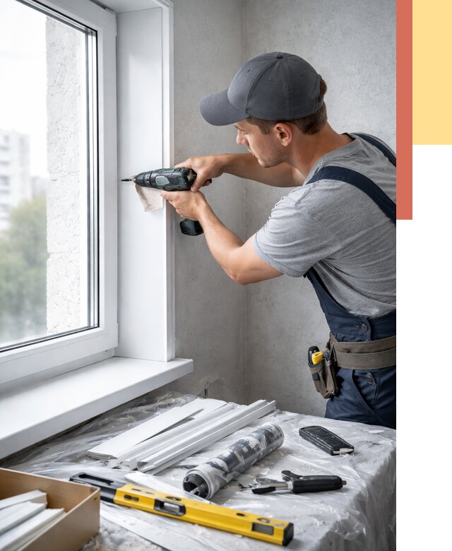 Установка пластиковых откосов в Ростове от 2309 руб. | ОТДЕЛОЧНИК-Рсв монтаж, быстро и недорого