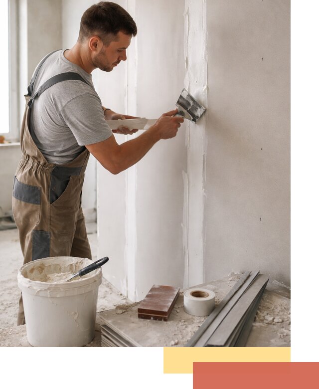 Шпаклевка перегородок из гипсокартона в Ростове качественно и быстро