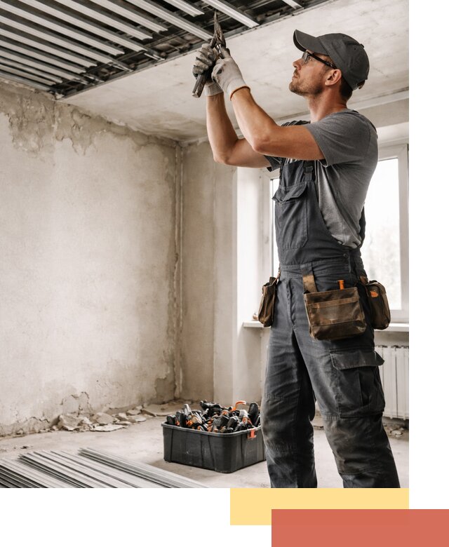 Демонтаж реечного потолка в Ростове быстро и аккуратно