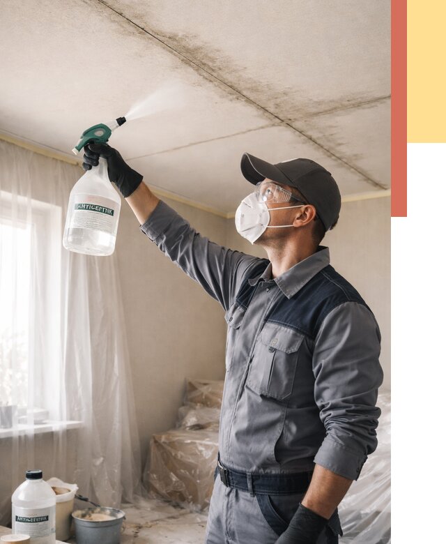 Антисептическая обработка потолка в Ростове от 2566 руб. | ОТДЕЛОЧНИК-Рсв