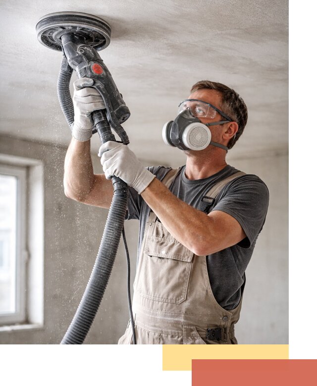 Шлифовка потолка в Ростове — качественная подготовка под отделку