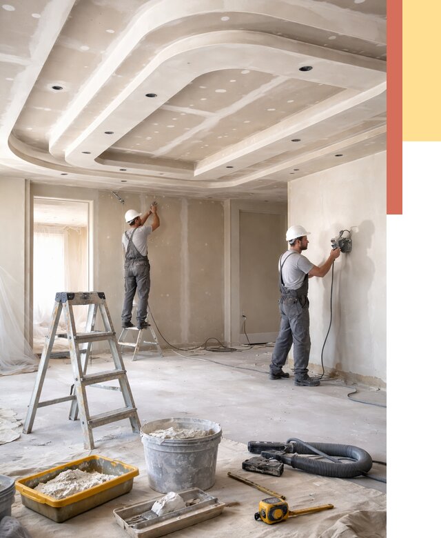 Многоуровневый потолок из гипсокартона в Ростове от 770 руб. под ключ | ОТДЕЛОЧНИК-Рсв