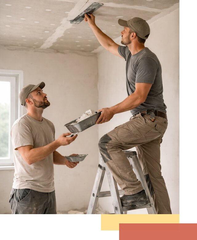 Шпаклевка потолка из гипсокартона в Ростове качественно и быстро