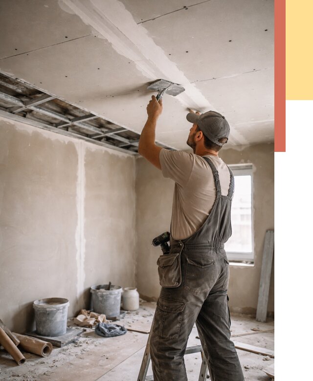 Ремонт потолка из гипсокартона в Ростове от 667 руб./м² — быстро и недорого | ОТДЕЛОЧНИК-Рсв