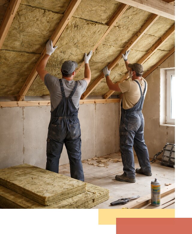 Утепление потолка минеральной ватой в Ростове