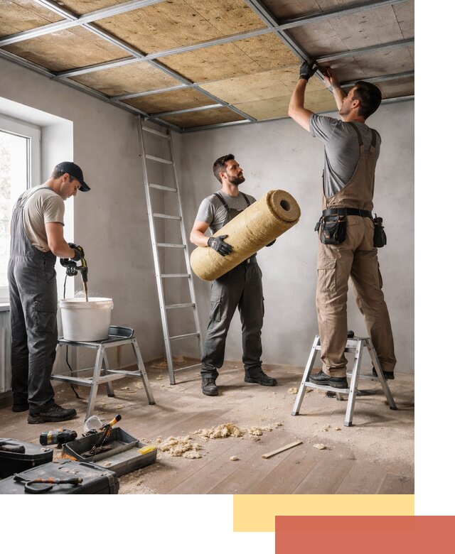 Шумоизоляция потолка в Ростове: профессиональный монтаж и отделка