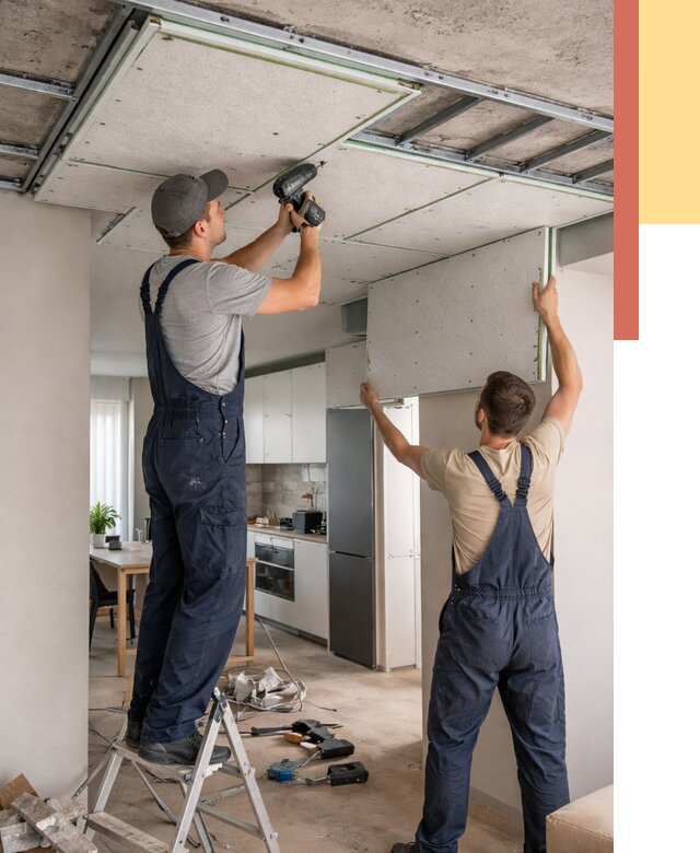 Шумоизоляция потолка панелями зипс в Ростове от 1899 руб. под ключ | ОТДЕЛОЧНИК-Рсв